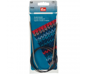 Andrele circulare aluminiu, 120 cm - 3,00 mm - Prym 211238